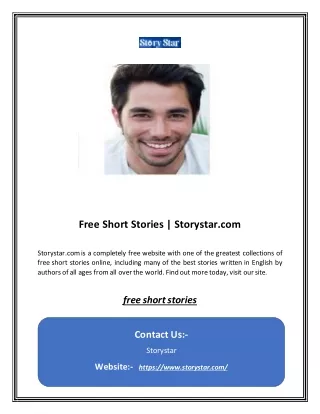 Free Short Stories | Storystar.com
