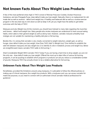 12 Companies Leading the Way in delta 8 and weight loss