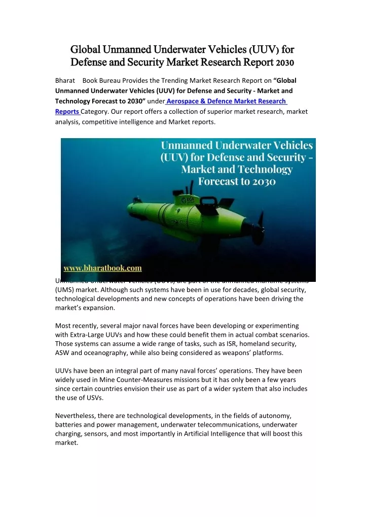 global global unmanned unmanned underwater