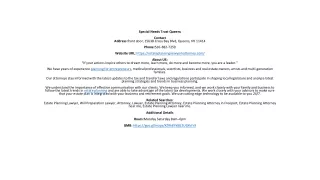 special needs trust queens contact address front