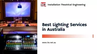 installation theatrical engineering