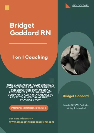 Bridget Goddard RN | 1 on 1 Coaching | USA