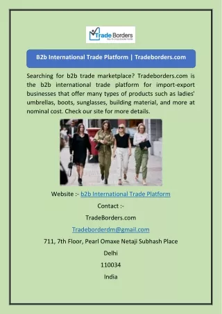 B2b International Trade Platform  Tradeborders.com-converted