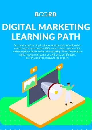 BROCHURE-  Digital Marketing Learning Path