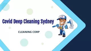 Covid Deep Cleaning Sydney- Cleaning Corp