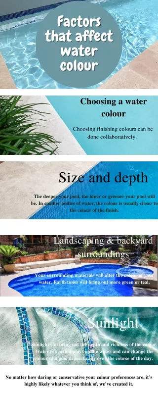 Factors That Can Affect the Colour of Swimming Pool Water
