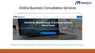 online business consultation services