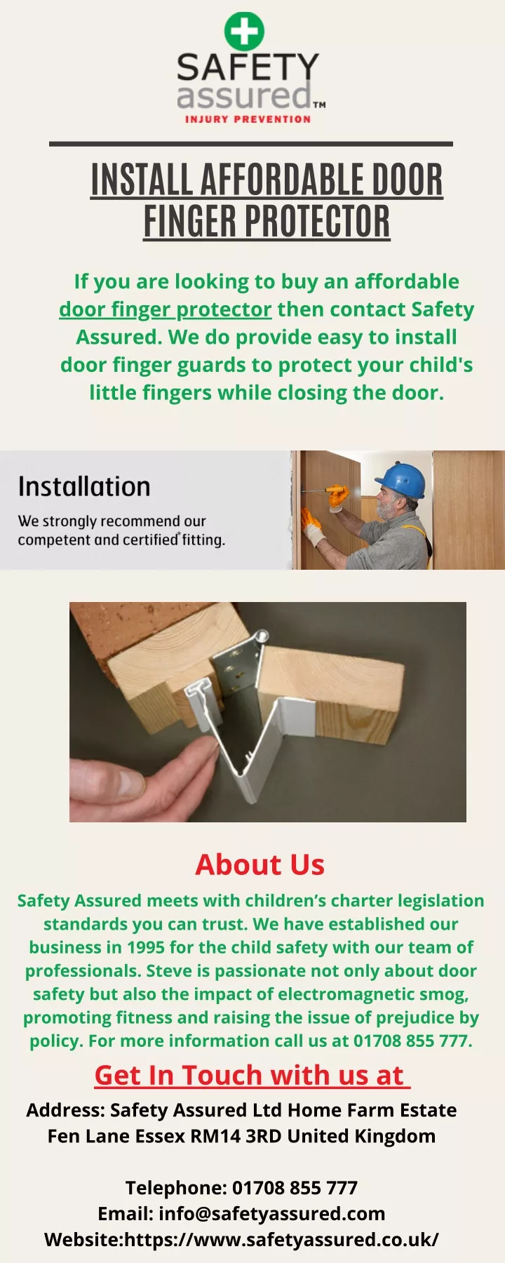 install affordable door finger protector door