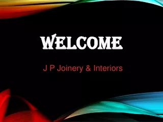 welcome