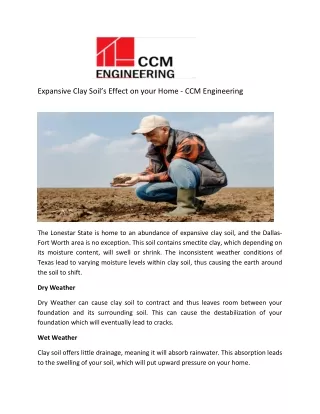 expan sive clay soil s effect on your home