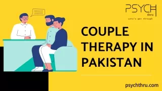 Couple Therapy in Pakistan
