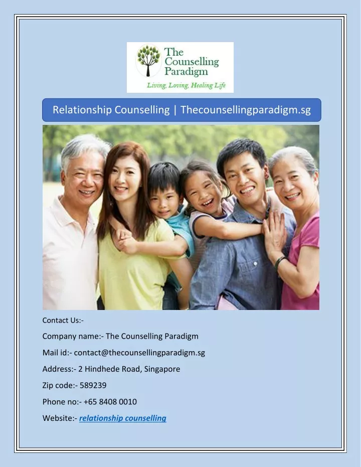 relationship counselling thecounsellingparadigm sg