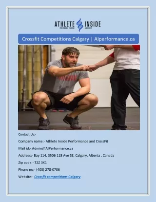 Crossfit Competitions Calgary | Aiperformance.ca