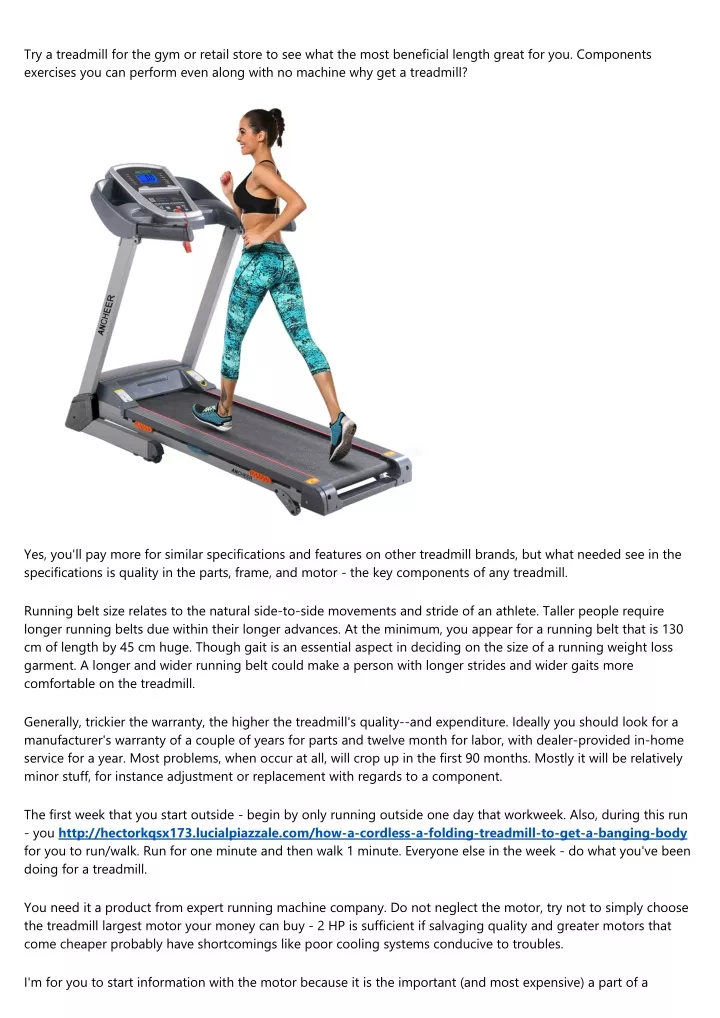 try a treadmill for the gym or retail store