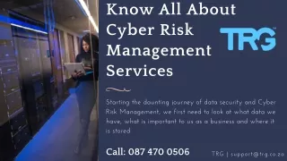 Know All About Cyber Risk Management Services