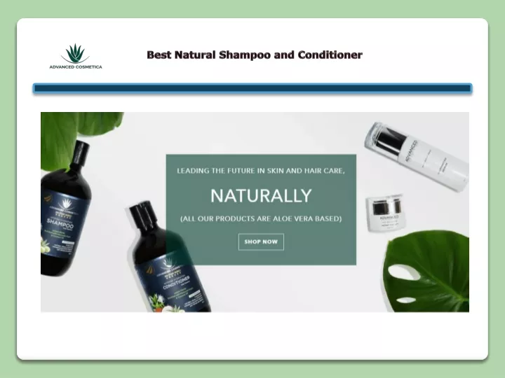 best natural shampoo and conditioner