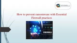 how to prevent ransomware with essential firewall