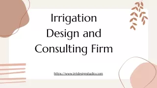 irrigation design and consulting firm