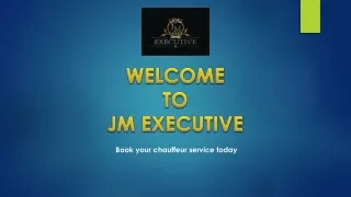 Hire Wedding Car with Chauffeur in UK at JM EXECUTIVE