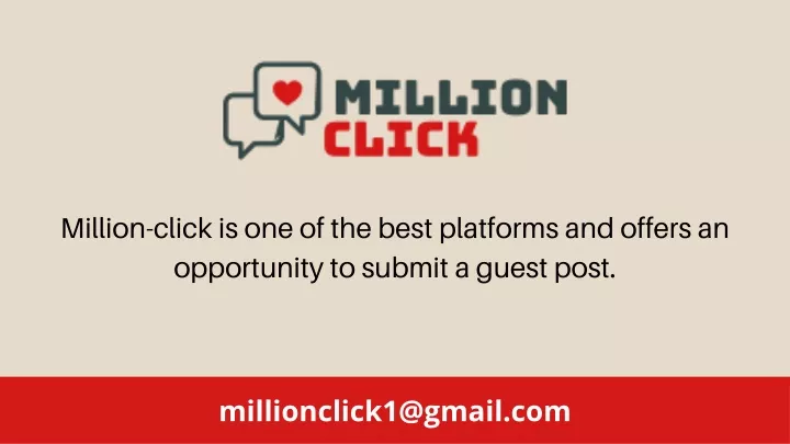 million click is one of the best platforms