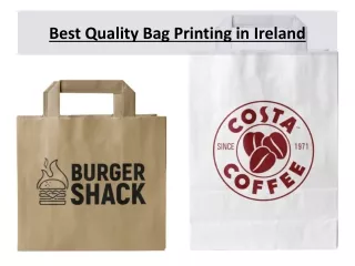 Best Quality Bag Printing in Ireland - Brandpack