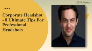 Corporate Headshot - 8 Ultimate Tips For Professional Headshots