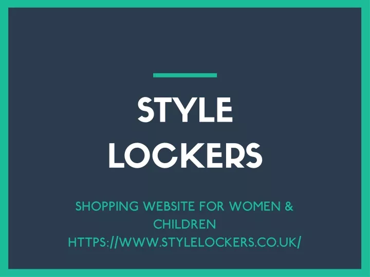 style lockers