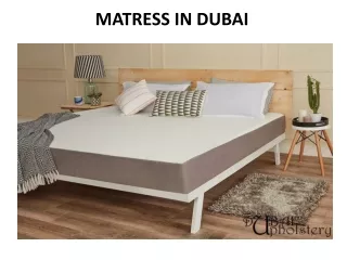 matress in dubai