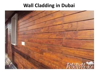wall cladding in dubai