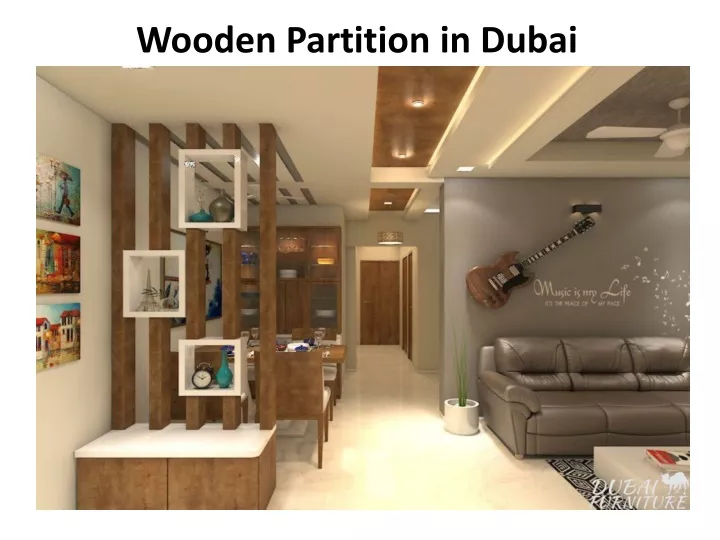 wooden partition in dubai