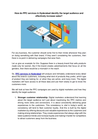 how do ppc services in hyderabad identify