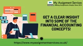 Get a clear insight into some of the financial accounting concepts!