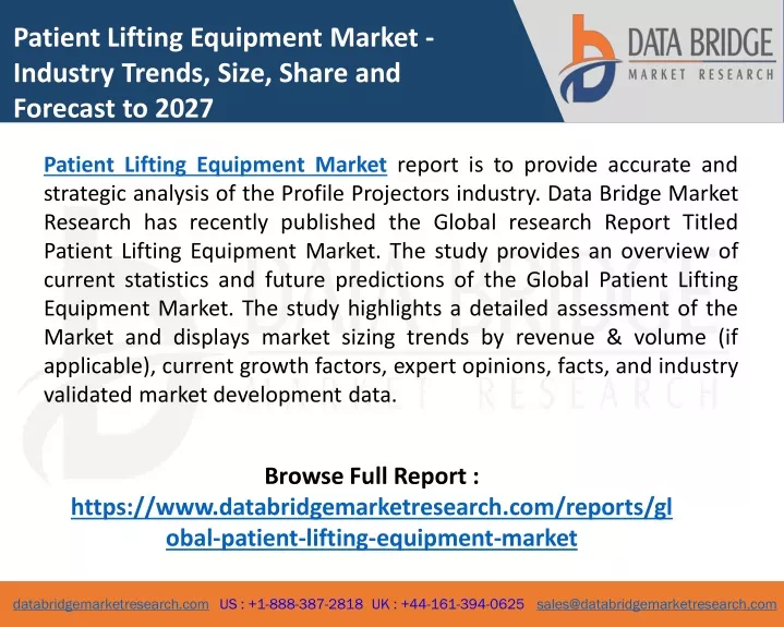 patient lifting equipment market industry trends