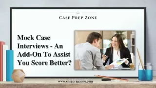 mock case interviews an add on to assist