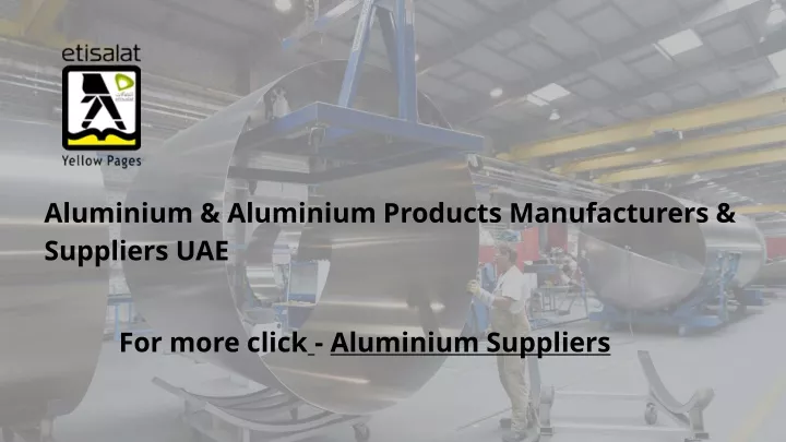 aluminium aluminium products manufacturers