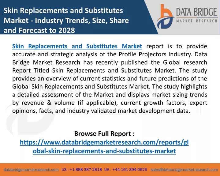 skin replacements and substitutes market industry