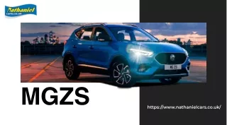 Know more about MGZS at Nathaniel Cars