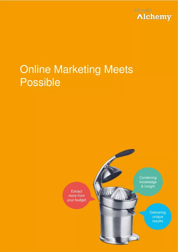 online marketing meets possible