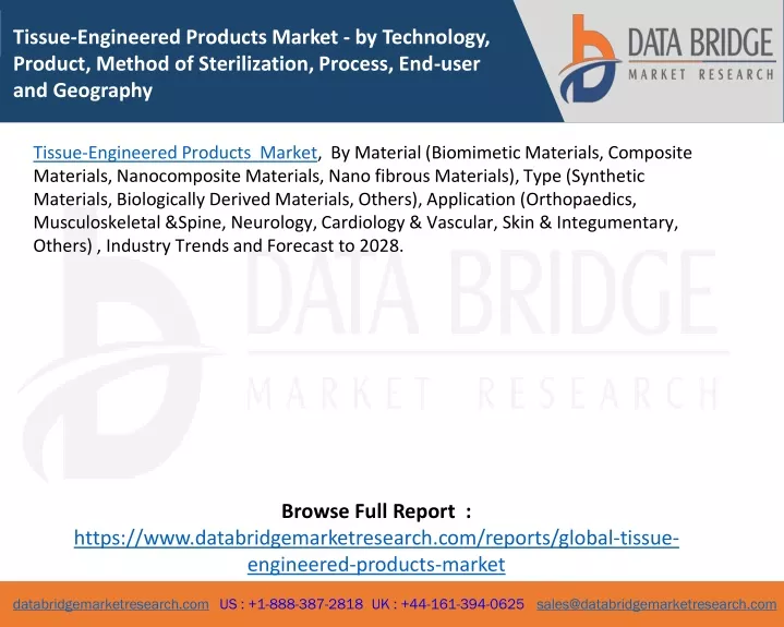 tissue engineered products market by technology
