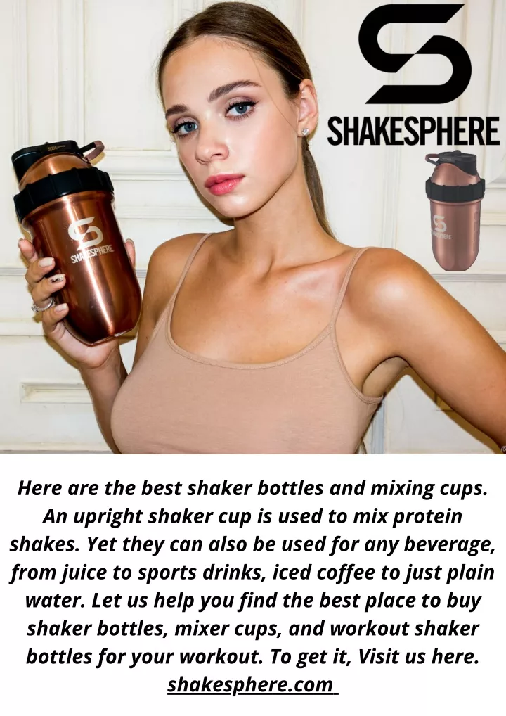 here are the best shaker bottles and mixing cups