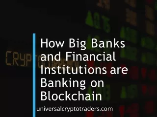 how big banks and financial institutions