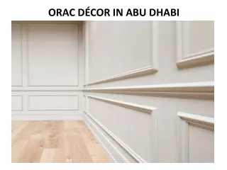 orac d cor in abu dhabi