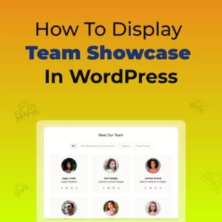 How to Easily Display Team Showcase in WordPress Website? - Essential Plugin