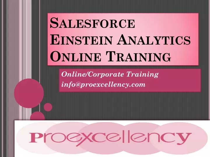 salesforce einstein analytics online training