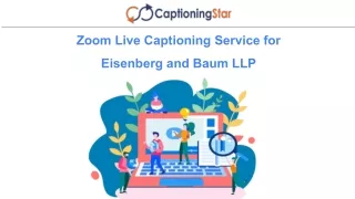 zoom live captioning service for
