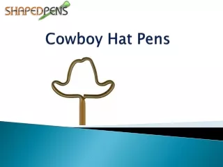 cowboy hat pens