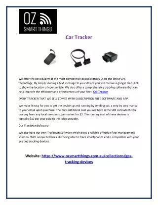 car tracker
