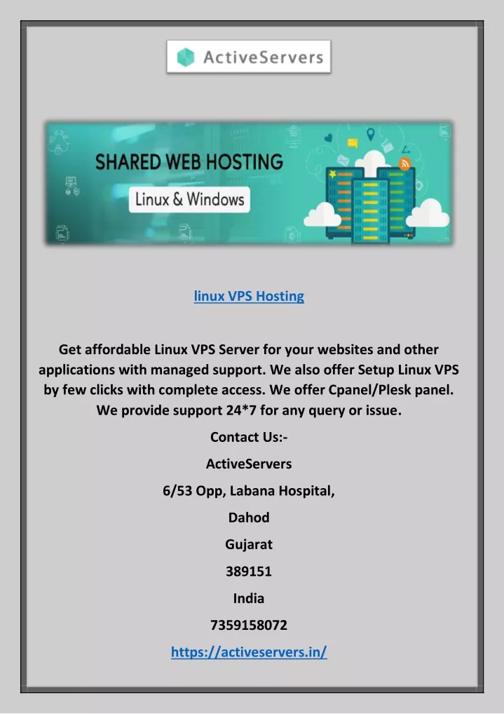 linux vps hosting