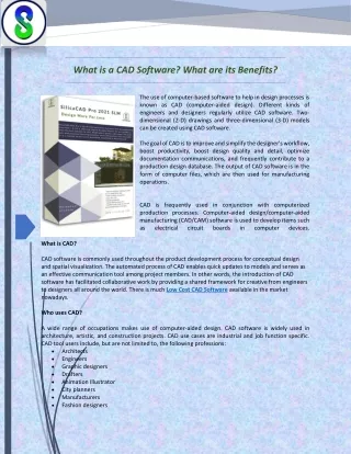 What is a CAD Software