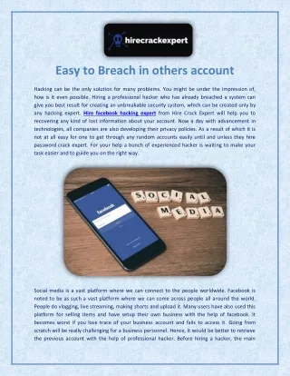 Hire Password Crack Expert for Easy to Breach in others account